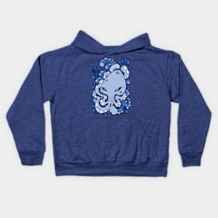 Octopus Squid Kraken Cthulhu Sea Creature - Little Boy Blue Kids Hoodie